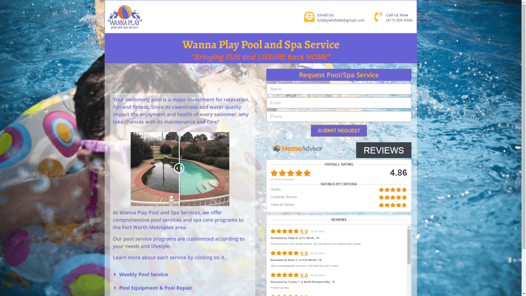 Wanna Play Pool and Spa Service